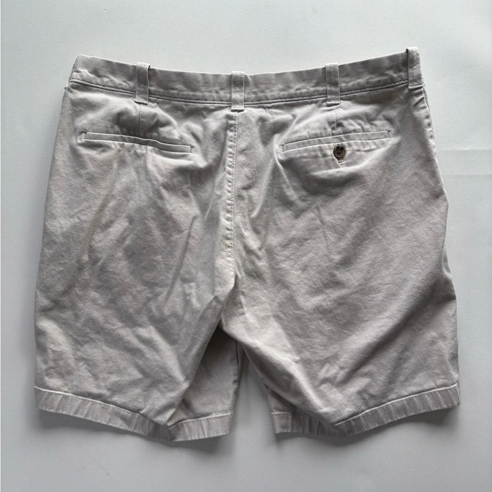 Men's J. Crew Cream Flat Front 9